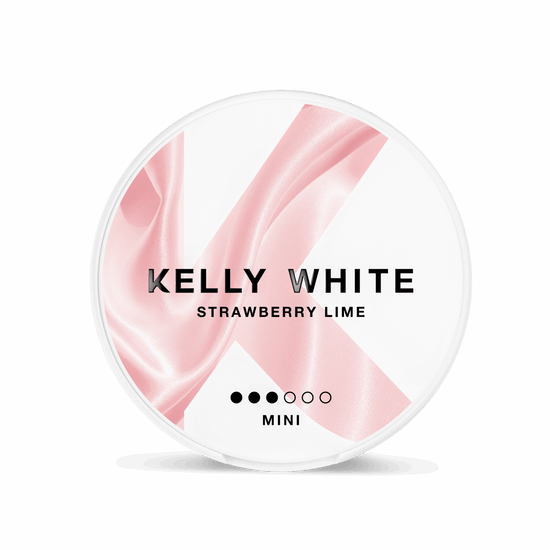 Kelly White Nicotine Pouches Strawberry Lime Mini 5MG - 5 Pack