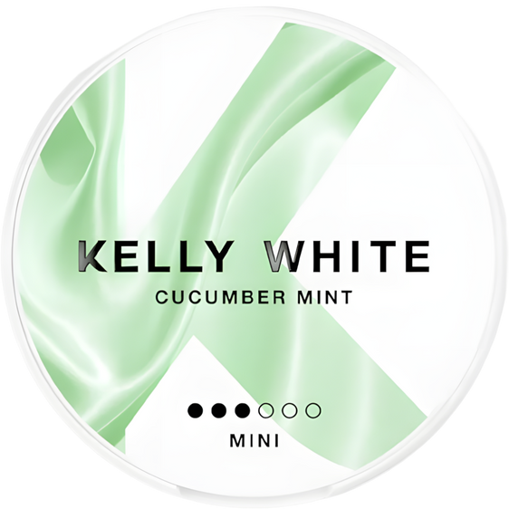 
Kelly White Cucumber Mint Mini 5mg Nicotine Pouches (5 Pack)