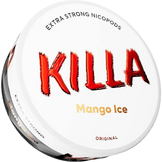 
Killa Mango Ice 13.2mg Nicotine Pouches (5 Pack)