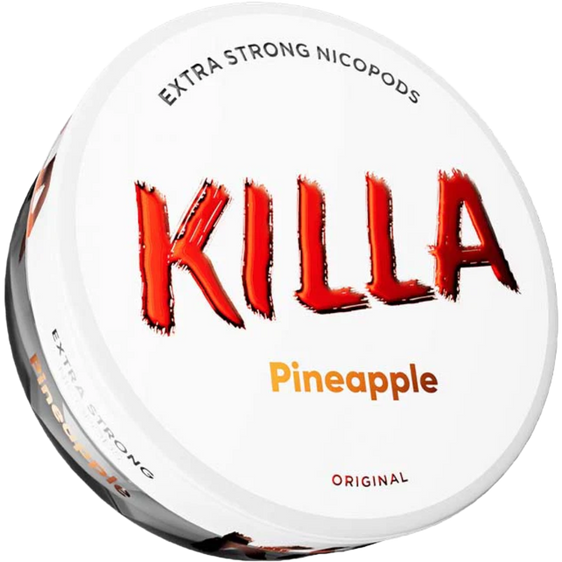
Killa Pineapple 13.2mg Nicotine Pouches (5 Pack)