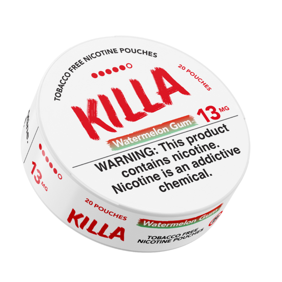 Killa Nicotine Pouches Watermelon Gum 13mg - 5 Pack