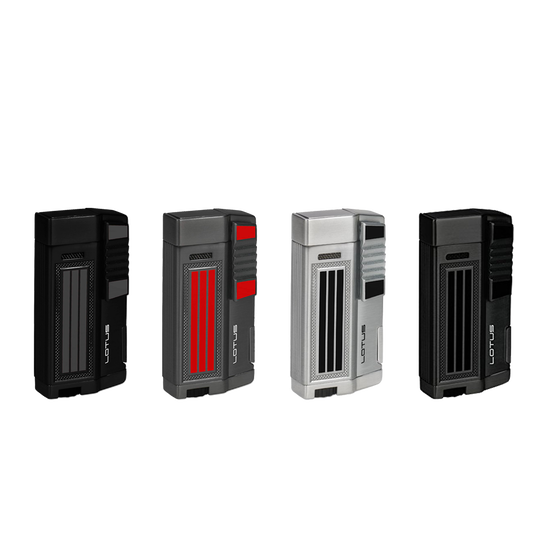 Lotus 55 Droid Double Flame Torch Lighter and Punch Cutter