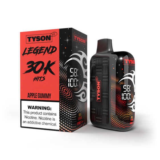 
Tyson 2.0 Legend 30,000 Puffs Disposable Vape - Apple Gummy