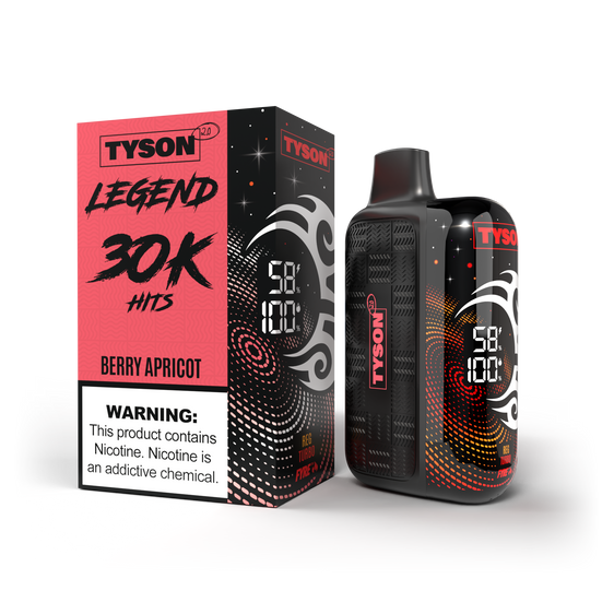 
Tyson 2.0 Legend 30,000 Puffs Disposable Vape - Berry Apricot