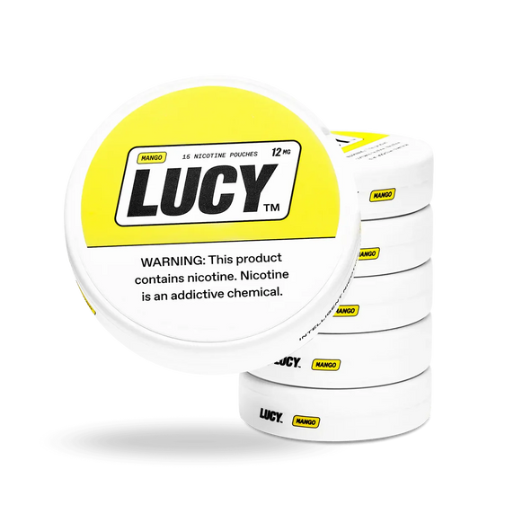 
Lucy Nicotine Pouches Mango 12MG - 5 Pack