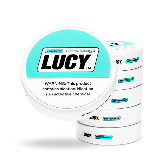 Lucy Nicotine Pouches Wintergreen 12MG - 5 Pack