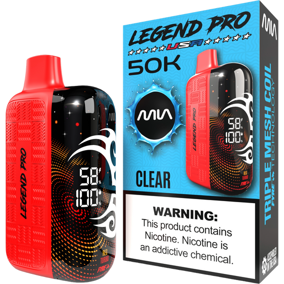 tyson vape clear flavor Tyson 2.0 Legend Pro 50K Disposable Vape