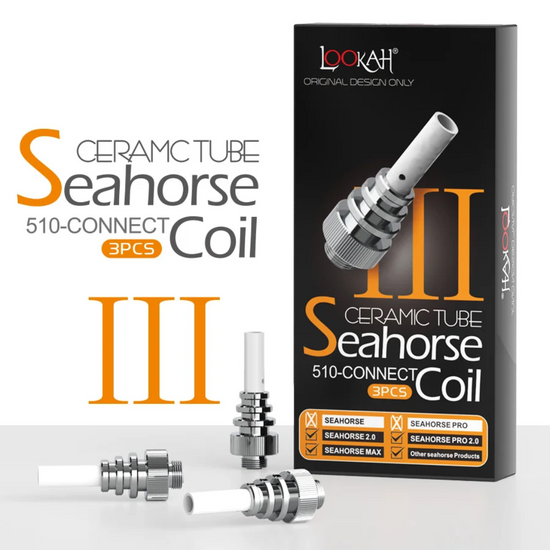 Lookah Seahorse Coil III – Ceramic Tube Tip