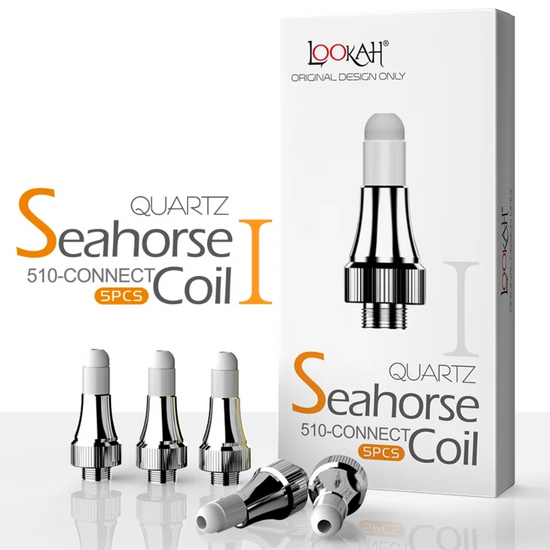 Lookah Seahorse Coil I Quartz Tip – 510 Thread Replacement