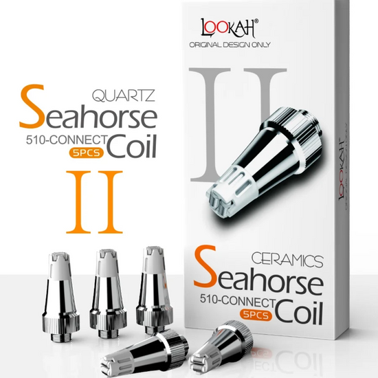 Lookah Seahorse Coil II Ceramic Tip – 510 Thread Replacement