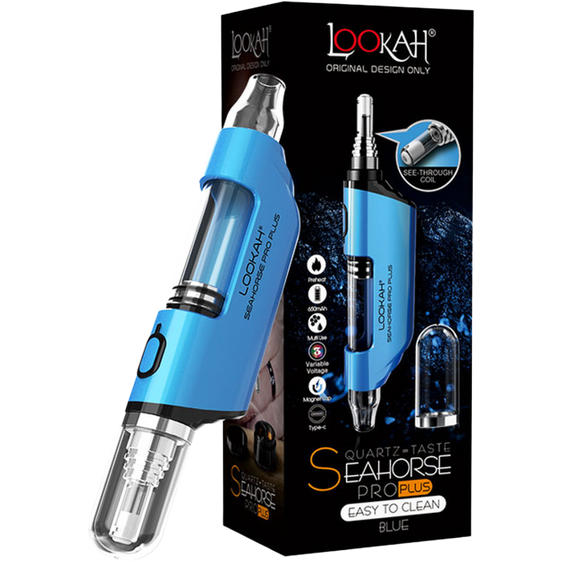 
Lookah Seahorse Pro Plus - Electric Nectar Collector - Blue