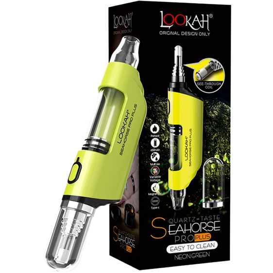 
Lookah Seahorse Pro Plus - Electric Nectar Collector - Neon Green