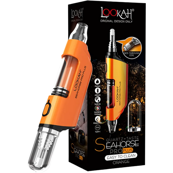 
Lookah Seahorse Pro Plus - Electric Nectar Collector - Orange