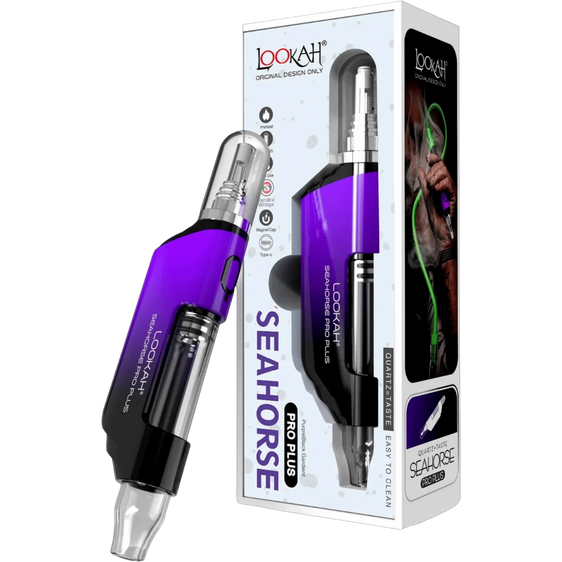 
Lookah Seahorse Pro Plus - Electric Nectar Collector - Purple & Black Gradient