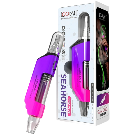 
Lookah Seahorse Pro Plus - Electric Nectar Collector - Purple & Pink Gradient