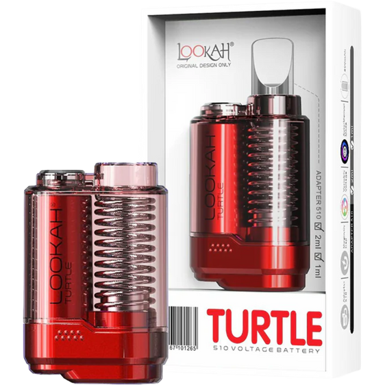 
Lookah Turtle 510 Vape Battery - Red