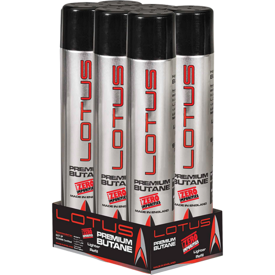 
Lotus Super Premium Butane Gas 400ml