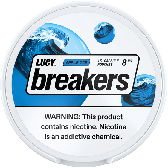 
Lucy Breakers Apple Ice Nicotine Pouches (5 Pack)