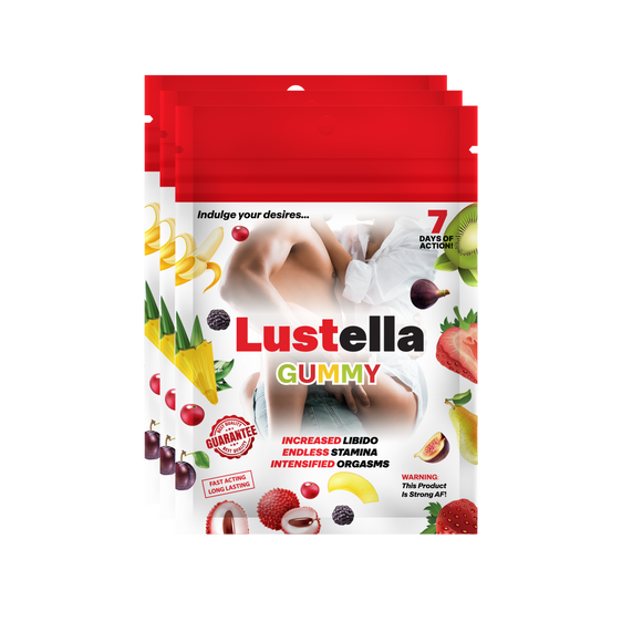 
Lustella Fruit Gummy - 3 Pack
