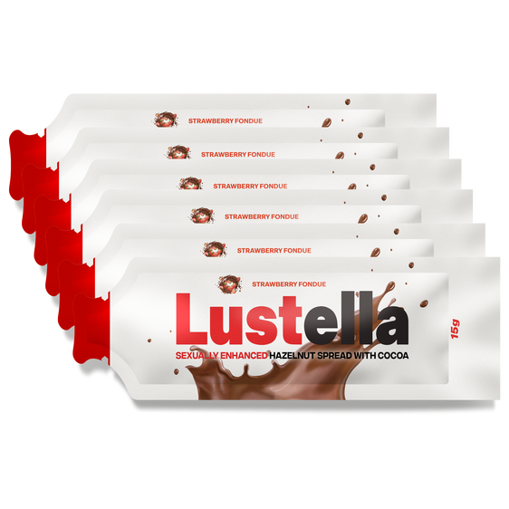 
Lustella Infused Hazelnut Strawberry Spread - 6 Pack