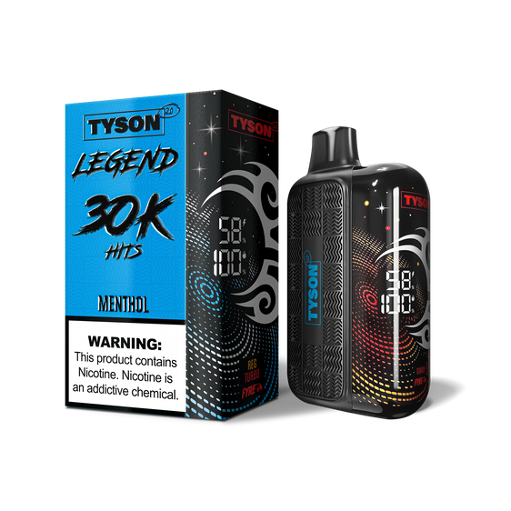 
Tyson 2.0 Legend 30,000 Puffs Disposable Vape - Menthol