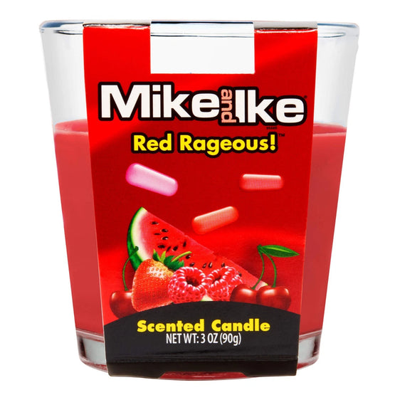 
Mike & Ike Scented Candle - 3oz Red Rageous