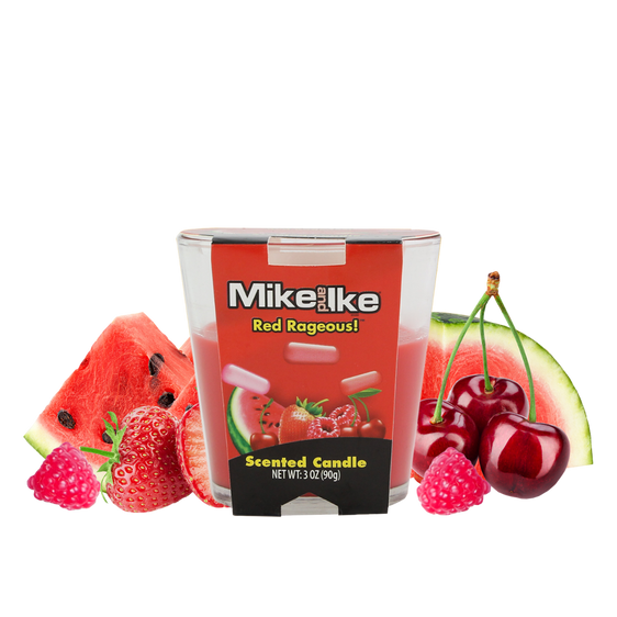 
Mike & Ike Scented Candle - 3oz Red Rageous