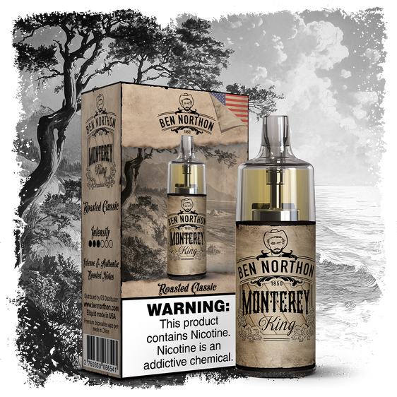 
Ben Northon Premium Disposable Vape - Monterey King