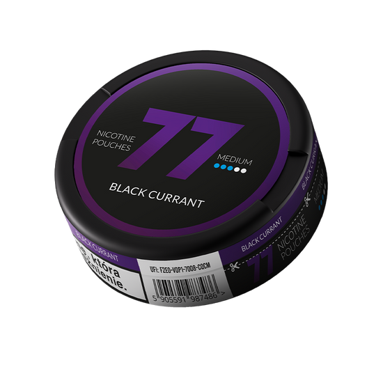 77 Nicotine Pouch Black Currant 10mg - 5 Pack
