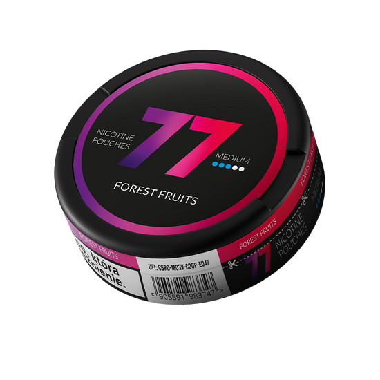 77 Nicotine Pouches Forest Fruits 10mg - 5 Pack