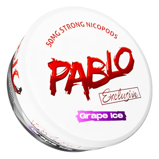 Pablo Exclusive Nicotine Pouches Grape Ice 30MG - 5 Pack