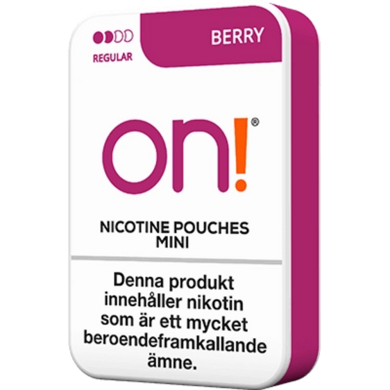 
ON! Berry Nicotine Pouches (5 Pack) - 3mg