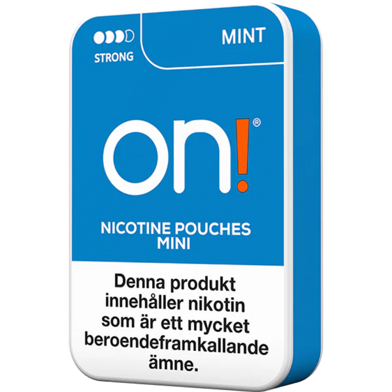 
ON! Mint Nicotine Pouches (5 Pack) - 6mg