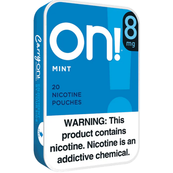 
ON! Mint Nicotine Pouches (5 Pack) - 8mg