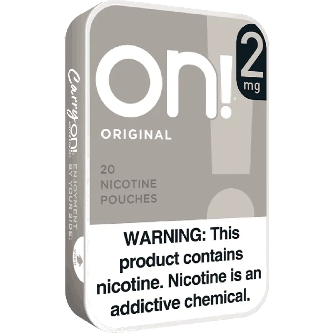 on smokeless tobacco pouches ON! Original Nicotine Pouches 5 Pack