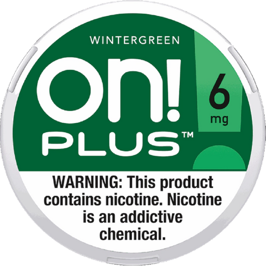 ON! Plus Wintergreen Nicotine Pouches (5 Pack)