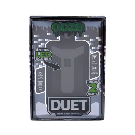 
Ooze Duet Dual Cartridge 510 Battery - Black