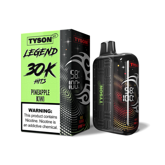 
Tyson 2.0 Legend 30,000 Puffs Disposable Vape - Pineapple Kiwi