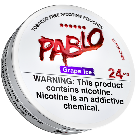 
Pablo Nicotine Pouches Grape Ice - 5 Pack