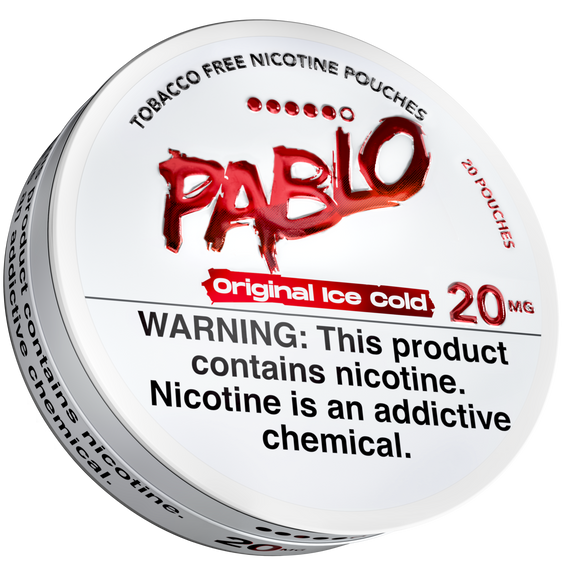 
Pablo Nicotine Pouches Original Ice Cold 20MG - 5 Pack
