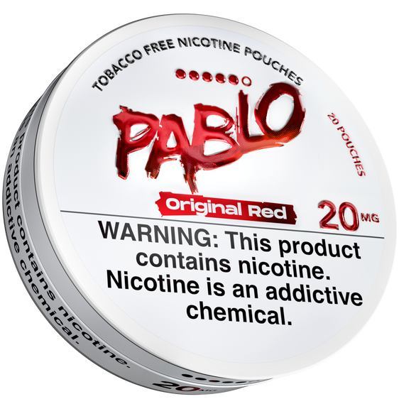 
Pablo Nicotine Pouches Original Red 20MG - 5 Pack