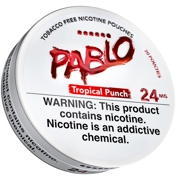 
Pablo Nicotine Pouches Tropical Punch - 5 Pack