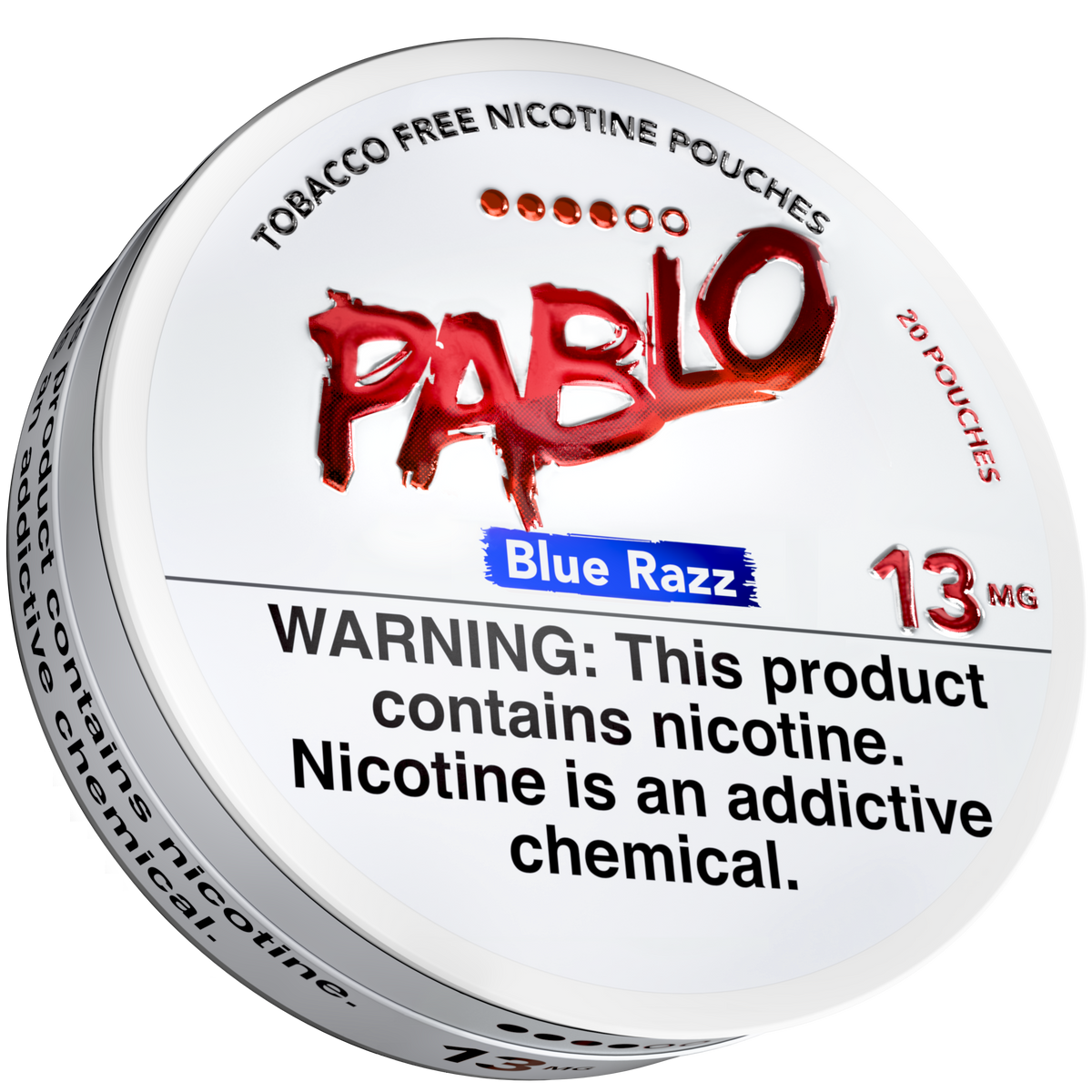 Pablo Blue Razz Nicotine Pouches 5 Pack