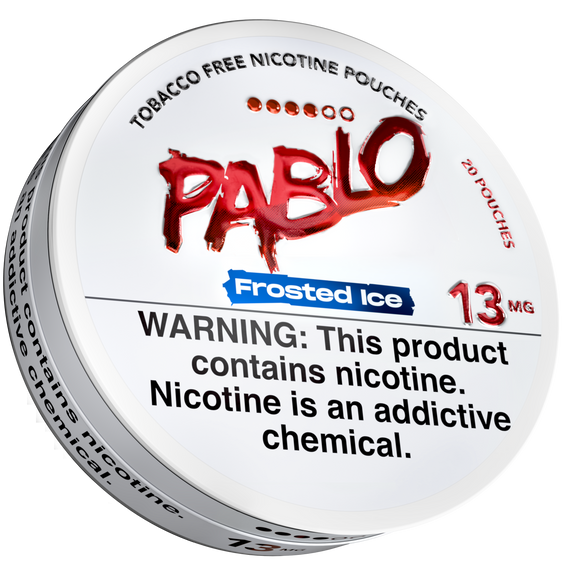 
Pablo Nicotine Pouches Frosted Ice - 5 Pack - 13mg