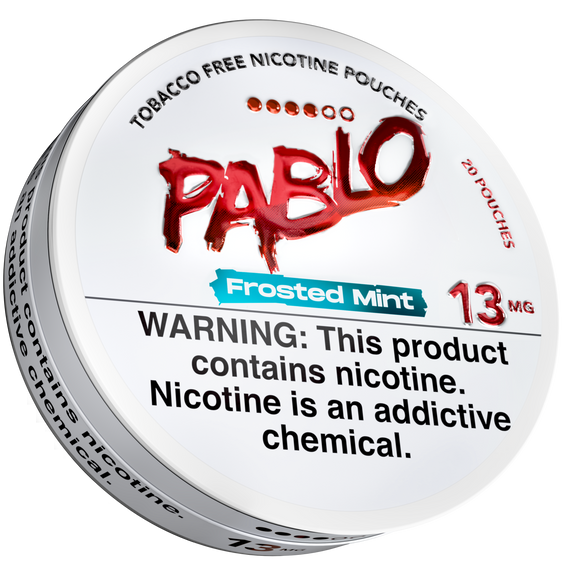
Pablo Nicotine Pouches Frosted Mint - 5 Pack - 13mg