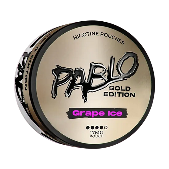 
Pablo Nicotine Pouches Gold Edition Grape Ice 17MG