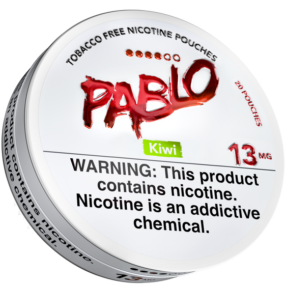 
Pablo Nicotine Pouches Kiwi - 5 Pack - 13mg