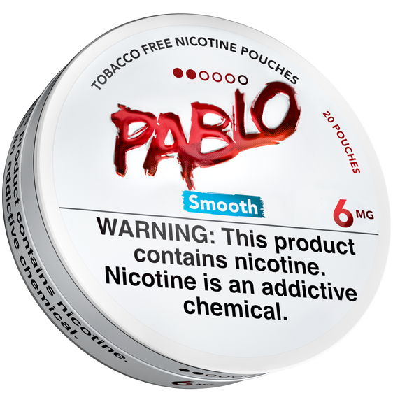 
Pablo Nicotine Pouches Smooth - 5 Pack - 6mg