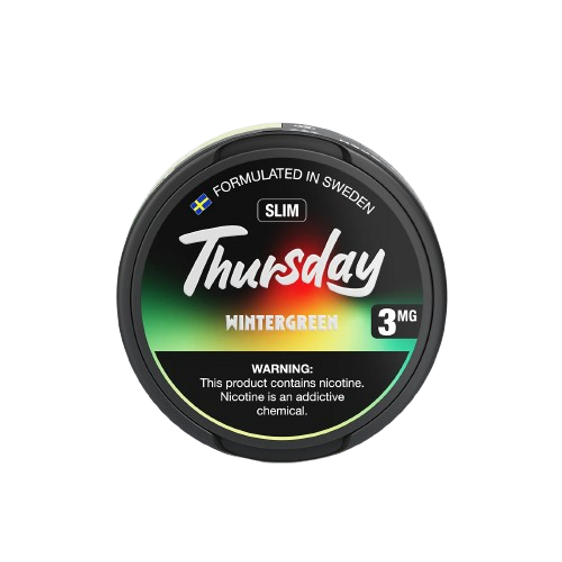 
Thursday Nicotine Pouches Slim - Wintergreen