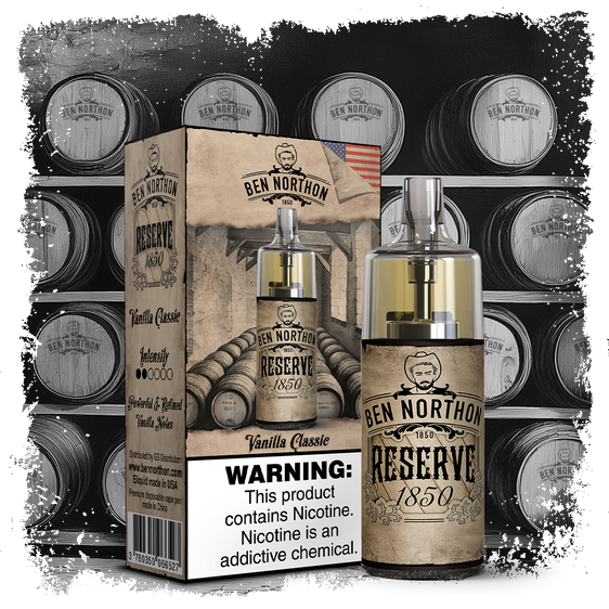 
Ben Northon Premium Disposable Vape - Reserve 1850